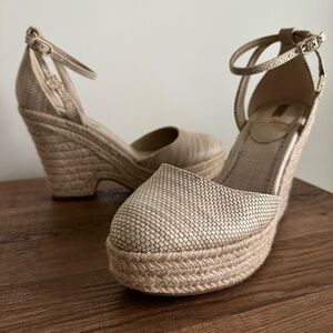 Sam Edelman - Women’s Light Natural Nati Espadrille Wedge Sandal size 8